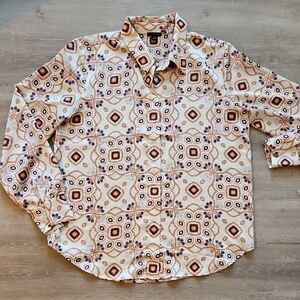 Ann Taylot Button Up Top Size Med
